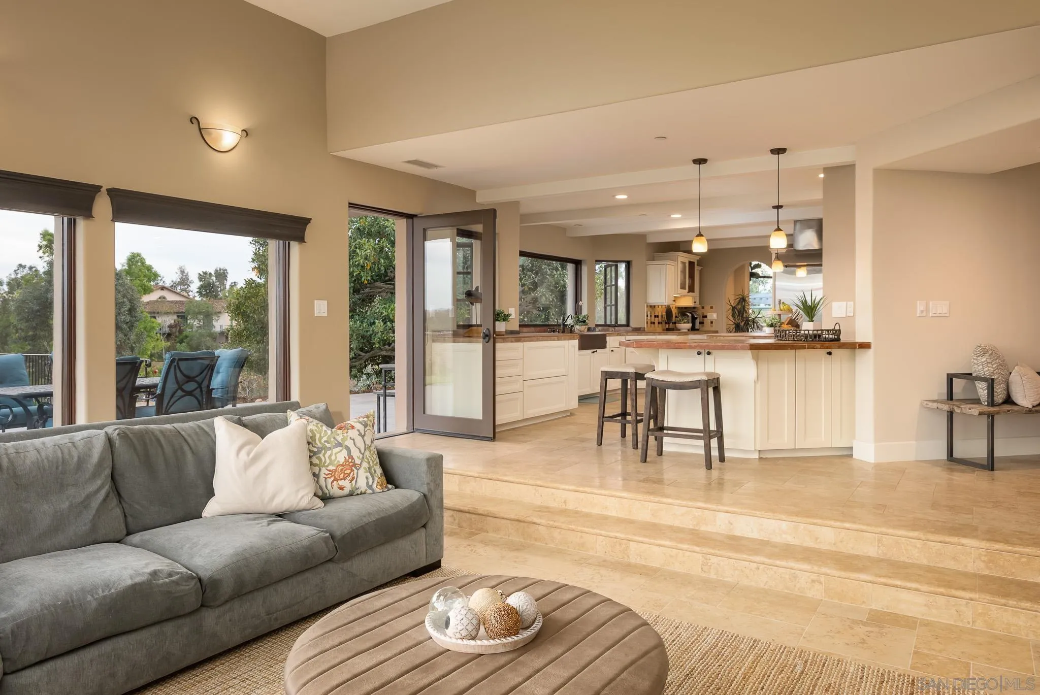 16738 Zumaque Street Rancho Santa Fe, CA 92067 - Photo 22 of 61 a living room with furniture and a large window
