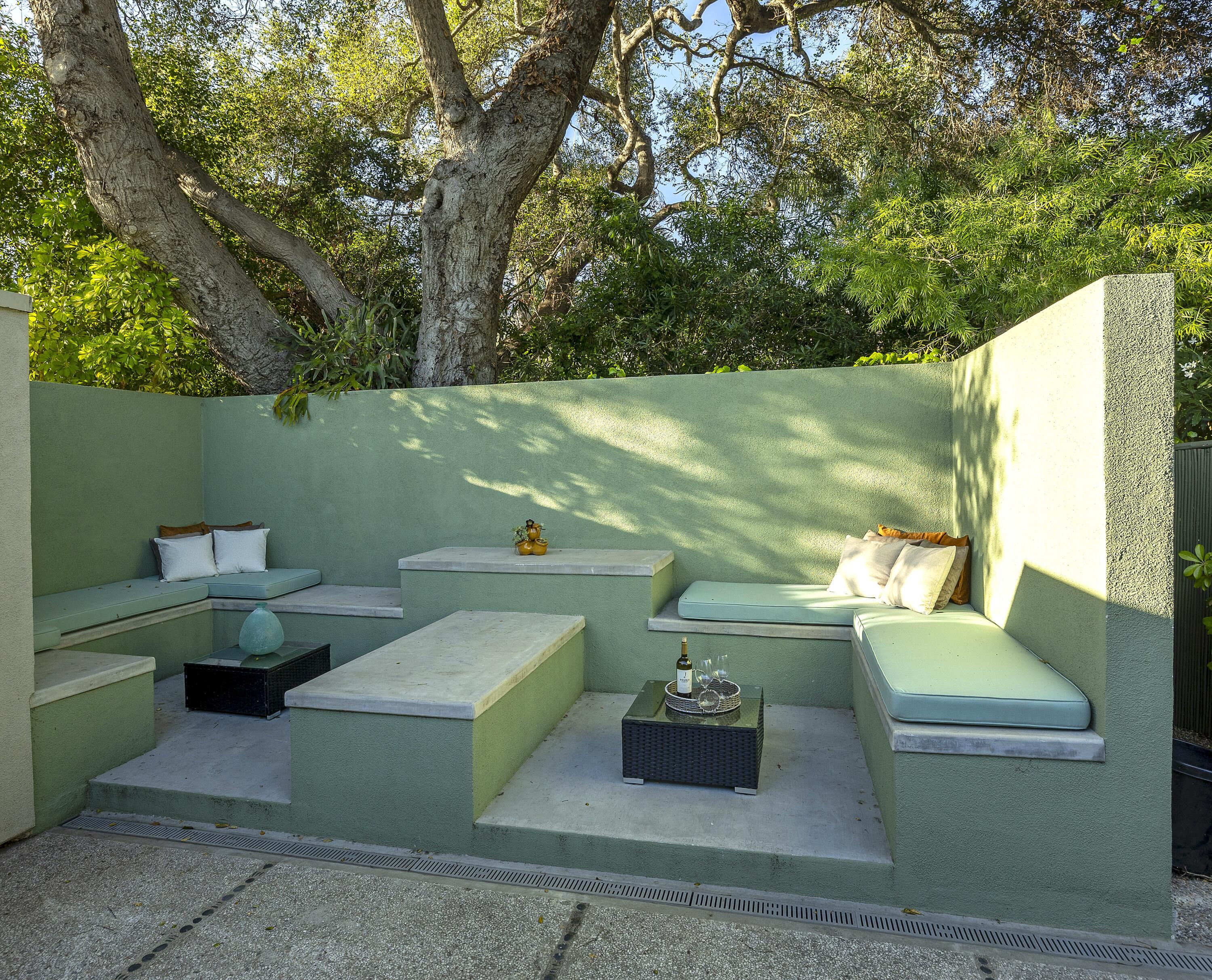 1524 East Valley Road Montecito, CA 93108 - Photo 15 of 19 a view of a couches in a patio