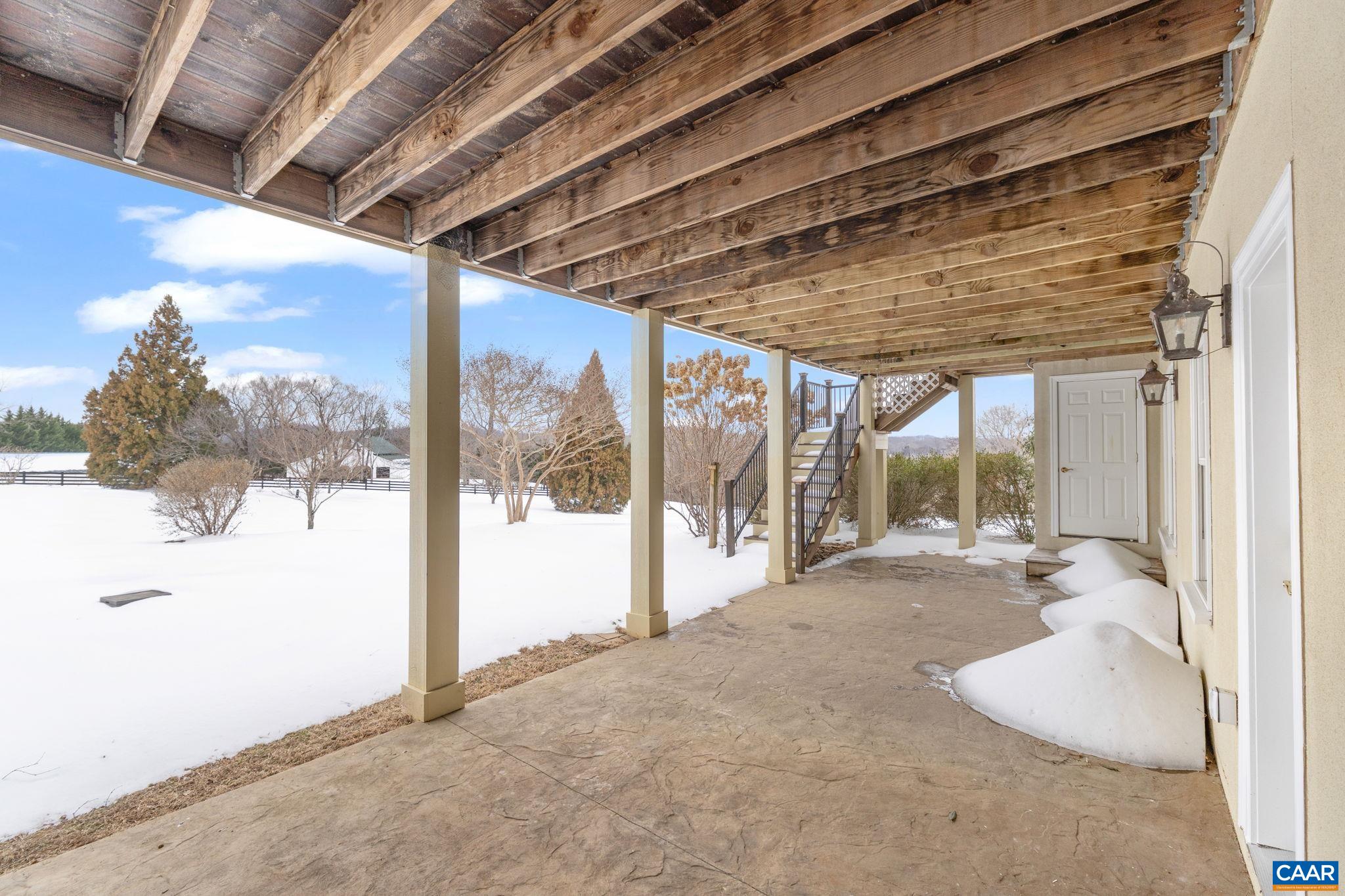 500 Rocks Farm Drive Charlottesville, VA 22903 - Photo 46 of 50 Terrace level covered porch
