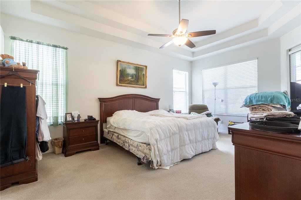1812 Flower Branch Way Valrico, FL 33594 - Photo 7 of 42 a bedroom with a bed and a chandelier