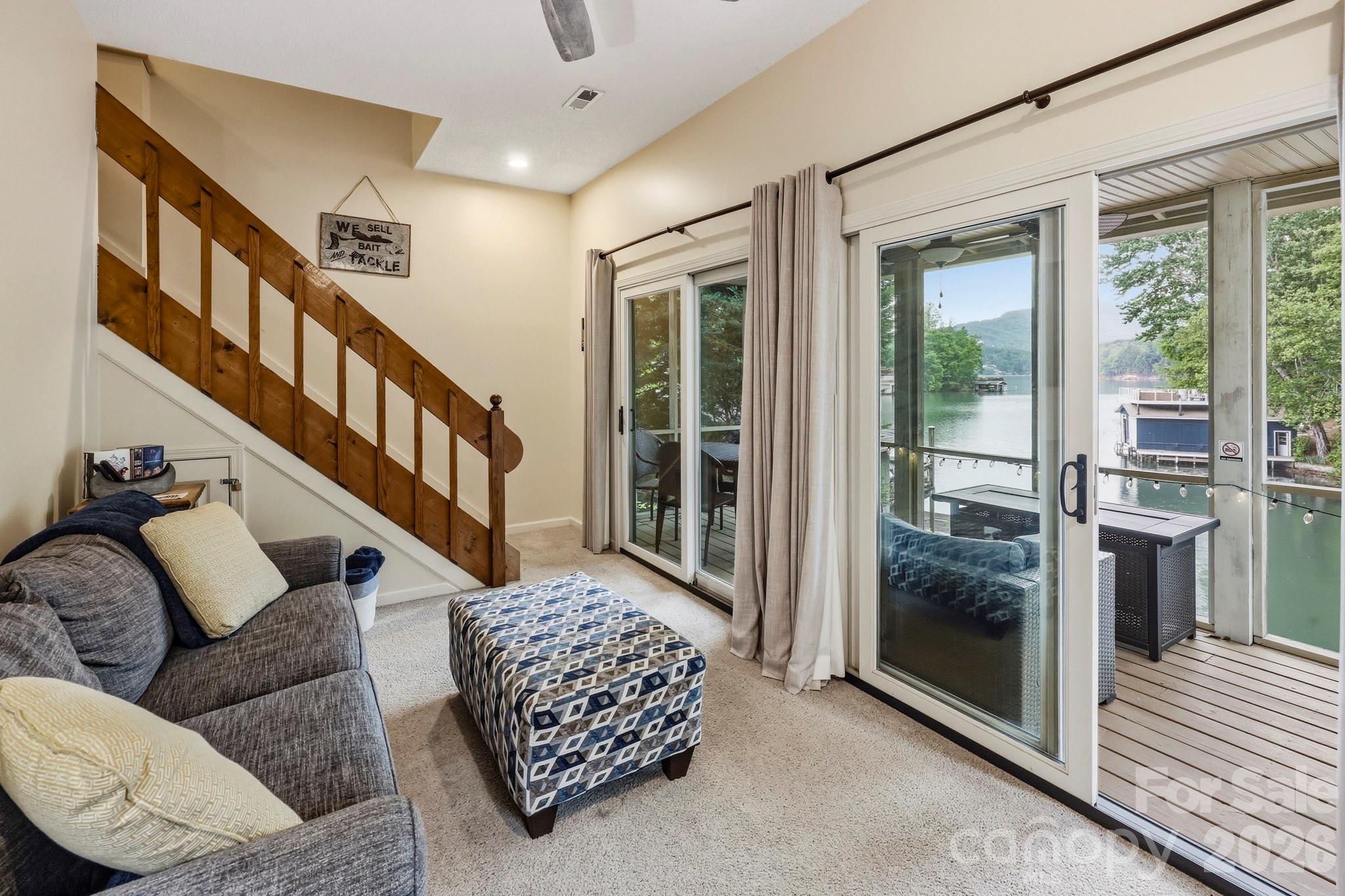 130 Edwards Point Lake Lure, NC 28746 - Photo 20 of 35 a living room with furniture