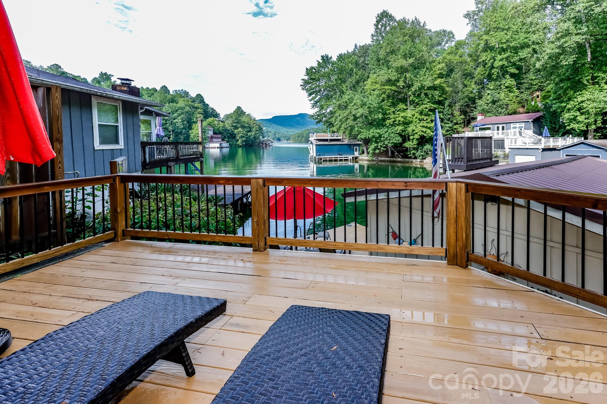 130 Edwards Point Lake Lure, NC 28746 - Photo 4 of 35 a view of deck with patio