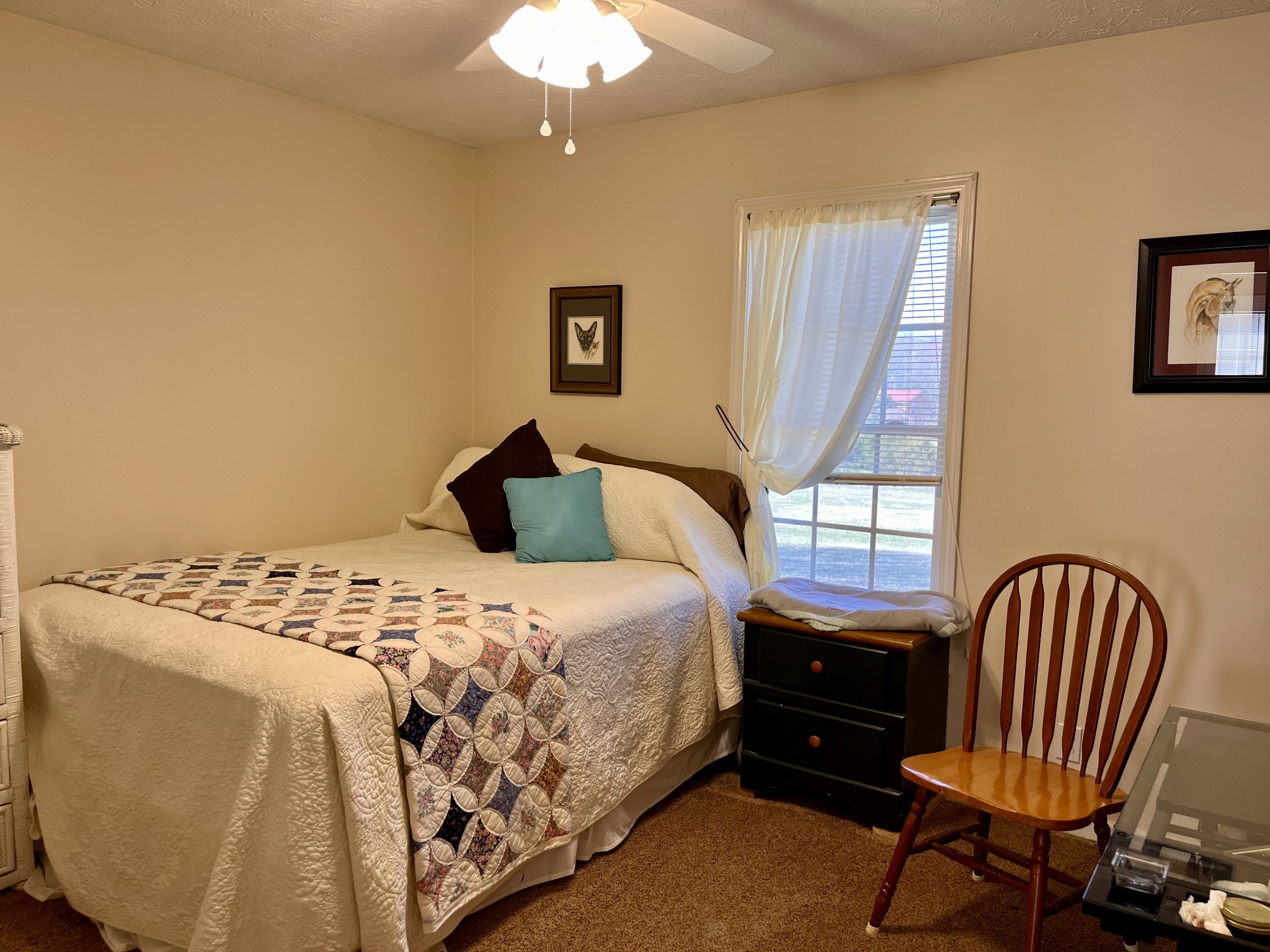 4869 Starks Road Cross Plains, TN 37049 - Photo 21 of 46 a bedroom with a bed chair and a window