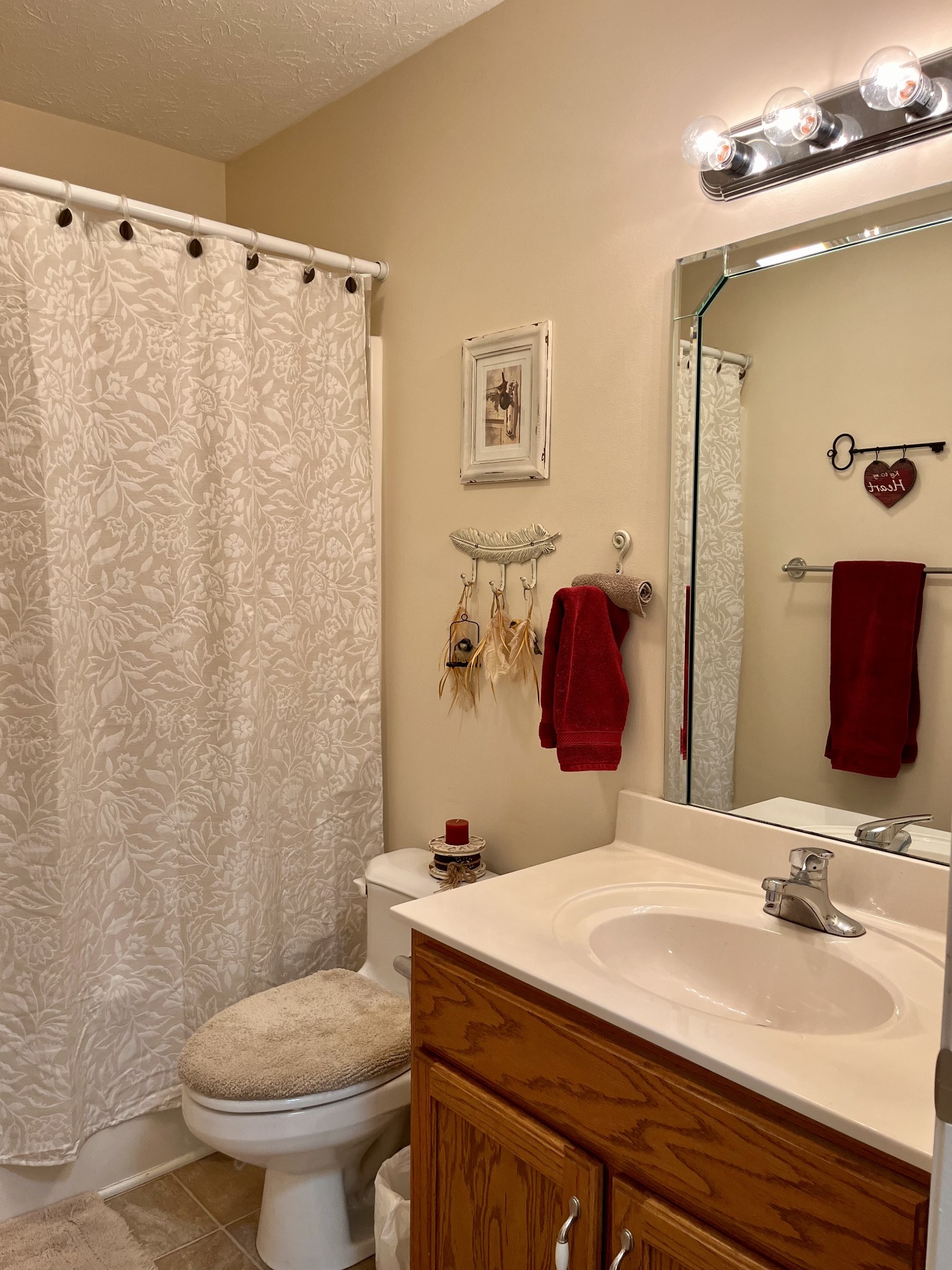 4869 Starks Road Cross Plains, TN 37049 - Photo 23 of 46 a bathroom with a sink toilet and shower