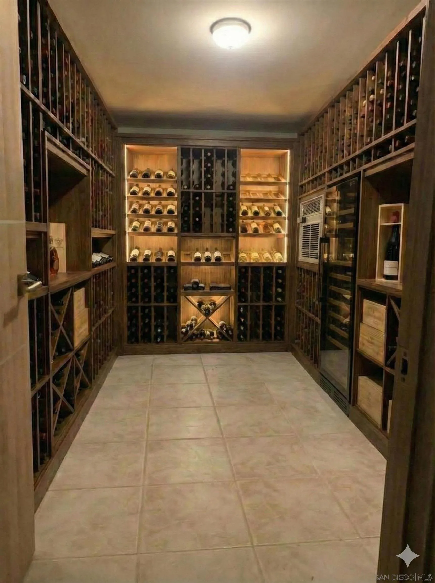 17515 Circa Oriente Rancho Santa Fe, CA 92067 - Photo 32 of 37 Virtually rendered wine cellar