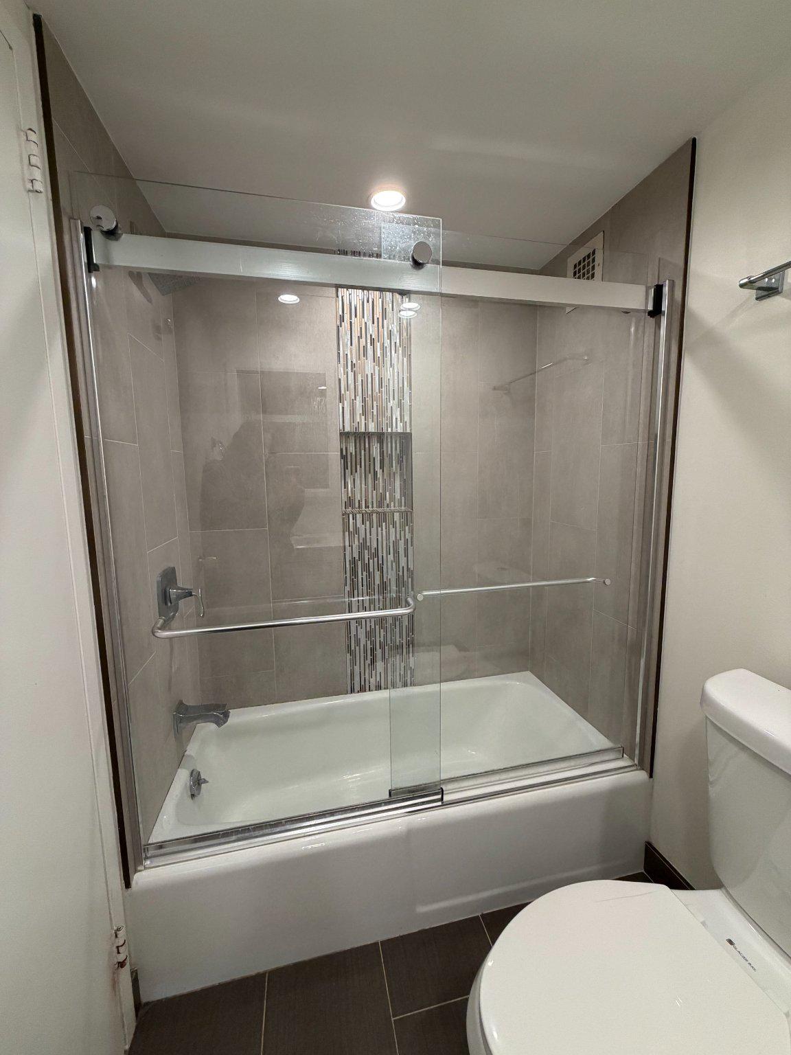 5500 Friendship Boulevard, Unit 2005N Chevy Chase, MD 20815 - Photo 12 of 28 Modern bathroom with sleek design.