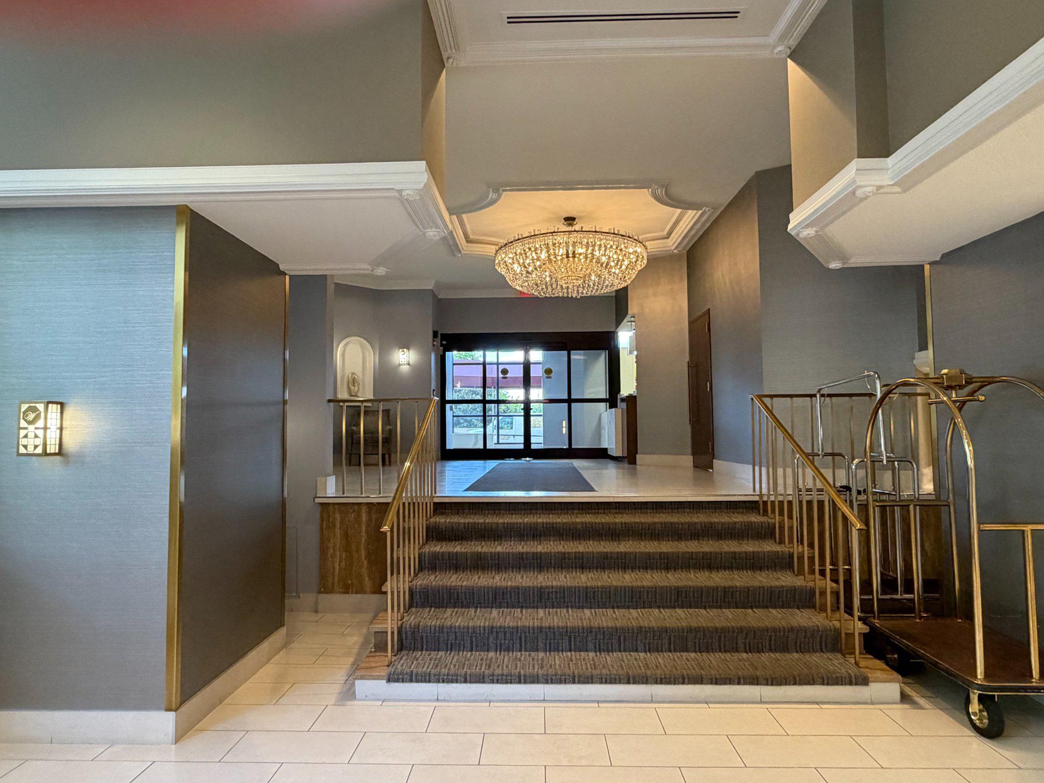 5500 Friendship Boulevard, Unit 2005N Chevy Chase, MD 20815 - Photo 16 of 28 Elegant lobby with grand staircase.