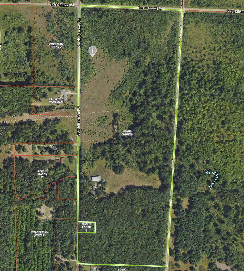 930 North Benson Road Fountain, MI 49410 - Photo 10 of 35 930 N Benson zoom aerial