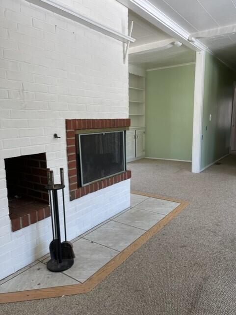 214 Temple Road Temple, ME 04984 - Photo 10 of 25 Living Room 4 Fireplace Closeup