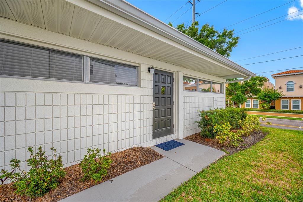 a front view of a house having yard
