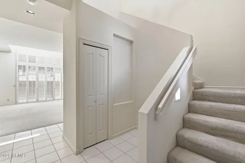 a view of an entryway door
