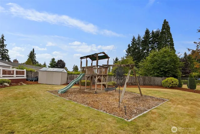 a park with kid zone