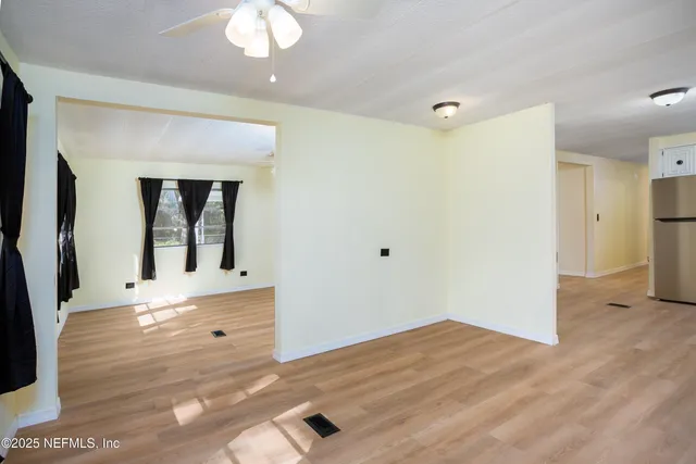 wooden floor in an empty room