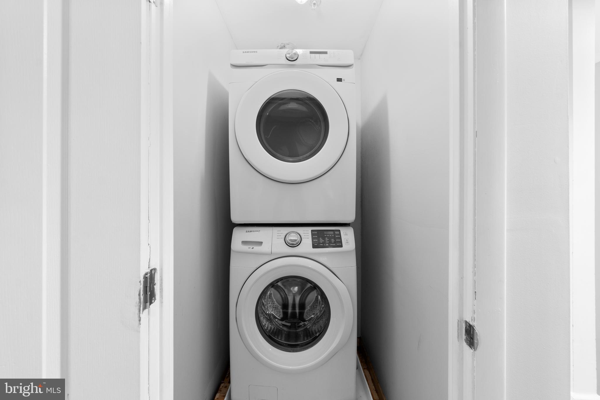 1829 Providence Street Northeast, Unit A Washington, DC 20002 - Photo 32 of 38 a utility room with dryer and washer