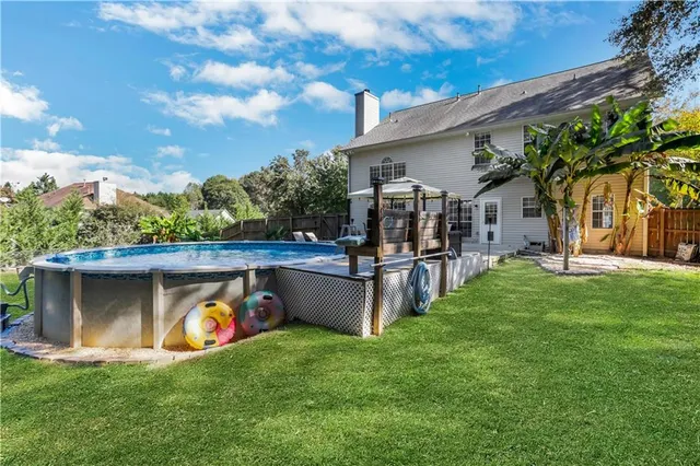 a view of outdoor space and yard