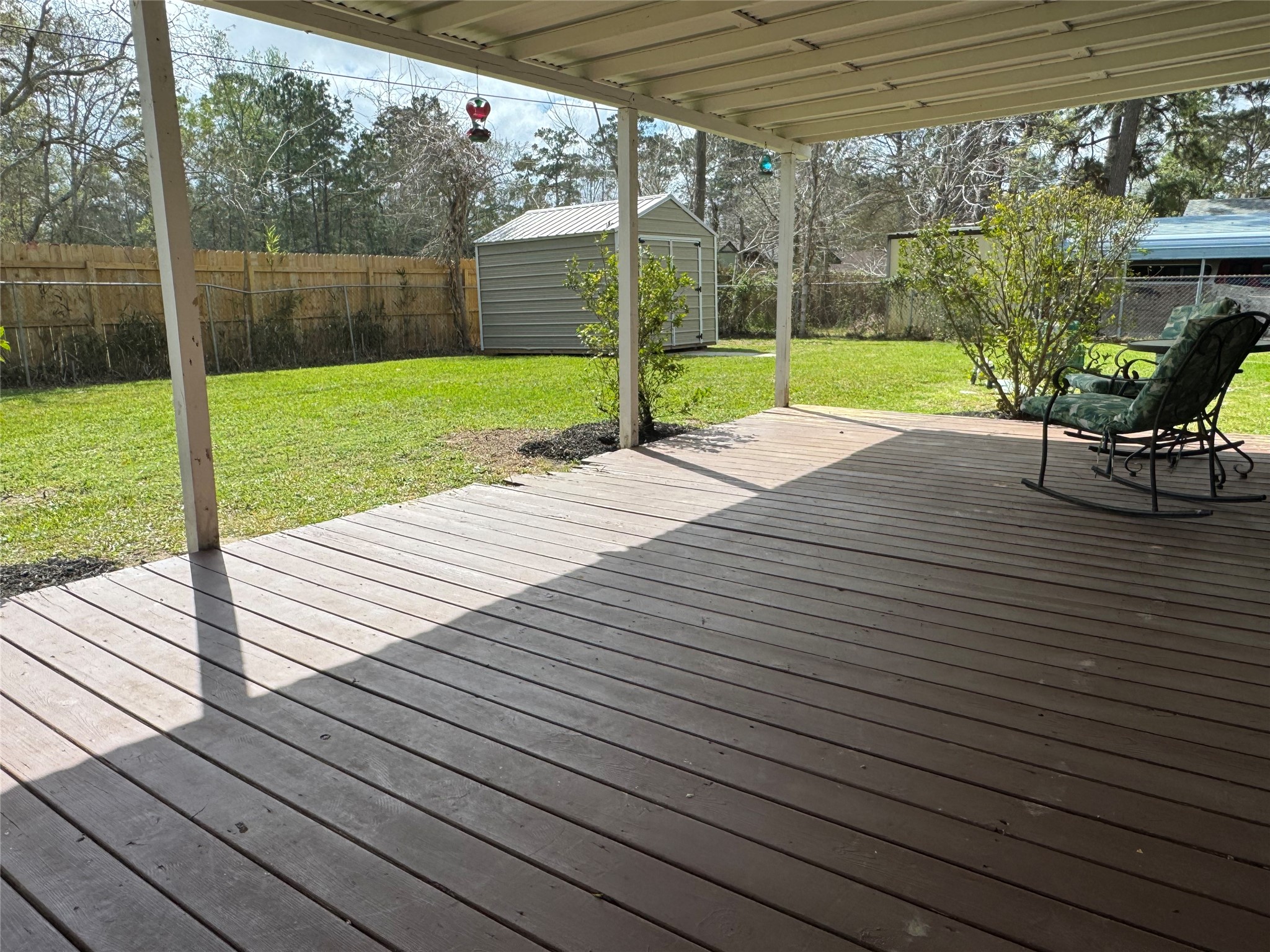 25827 Water Ridge Drive Huffman, TX 77336 - Photo 5 of 22 Peaceful back patio