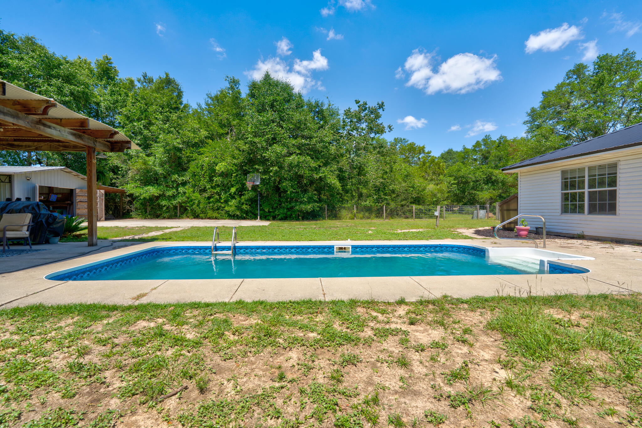 4236 Edge Perry Road Crestview, FL 32539 - Photo 22 of 51 a view of pool with a yard
