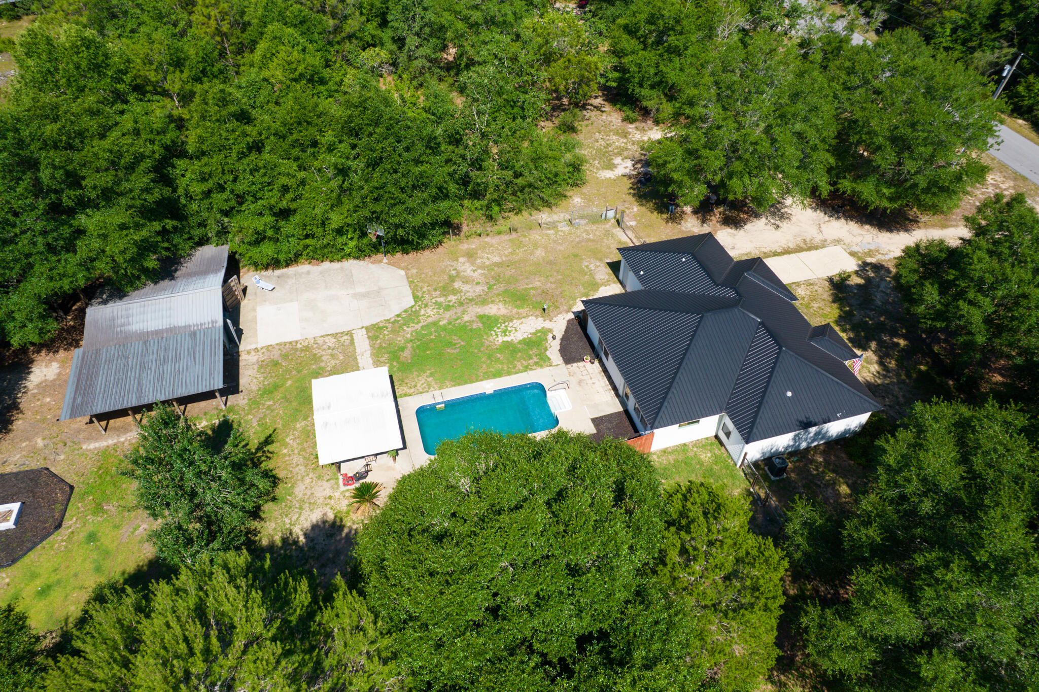 4236 Edge Perry Road Crestview, FL 32539 - Photo 43 of 51 an aerial view of a house