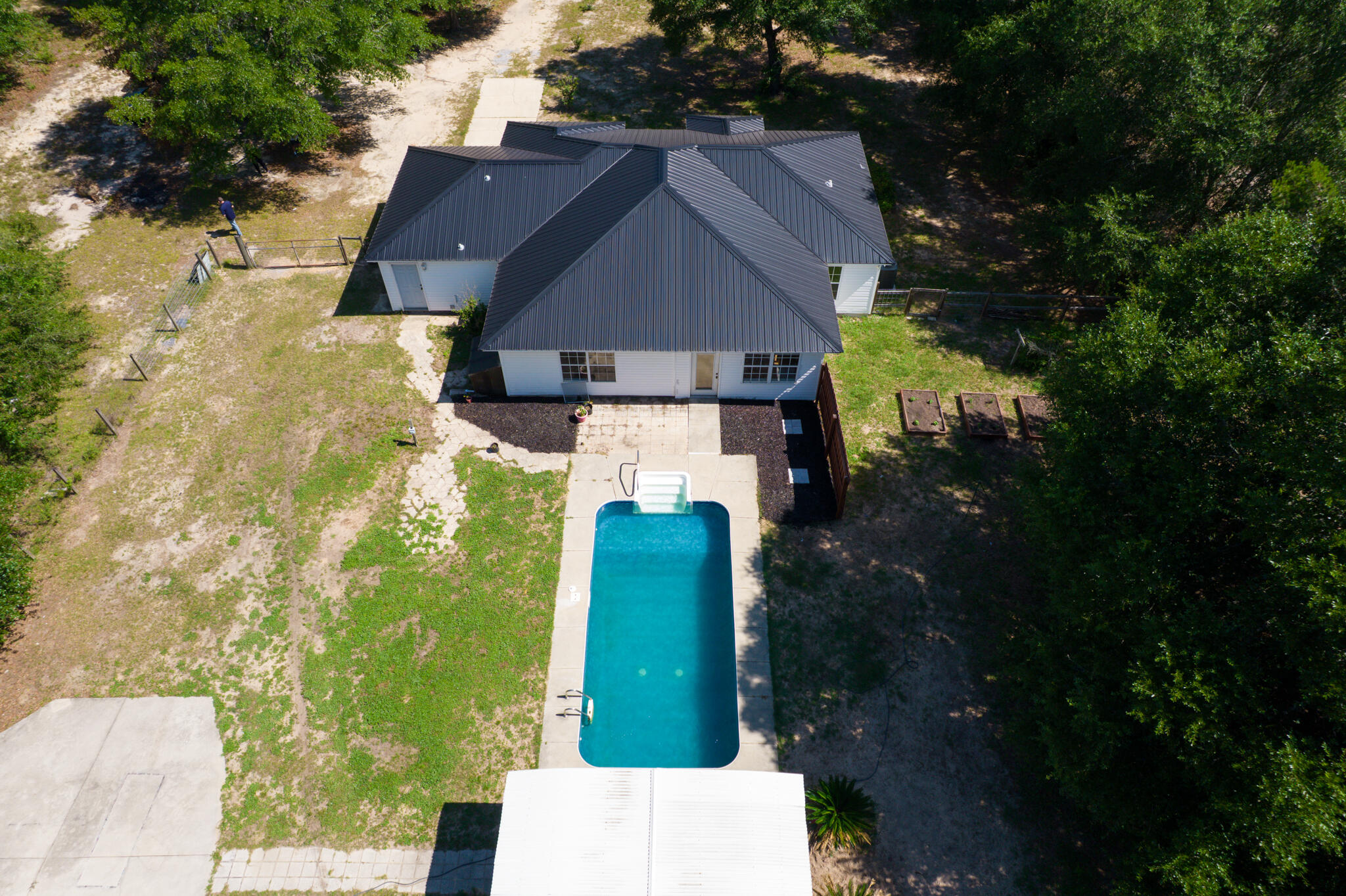 4236 Edge Perry Road Crestview, FL 32539 - Photo 46 of 51 an aerial view of a house
