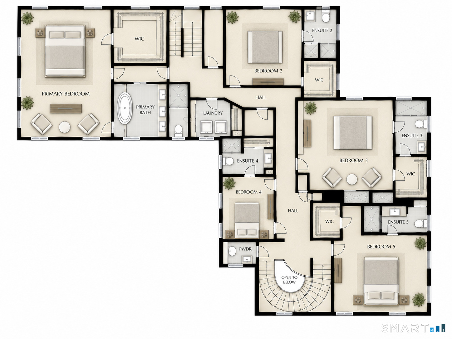 357 Wrights Crossing Road Pomfret, CT 06259 - Photo 40 of 40 Proposed Second-Floor Layout | Conceptual Floor Plan