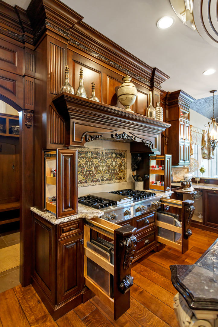 400 West Maple Avenue Roselle, IL 60172 - Photo 22 of 91 a kitchen with stainless steel appliances granite countertop a stove and a cabinet
