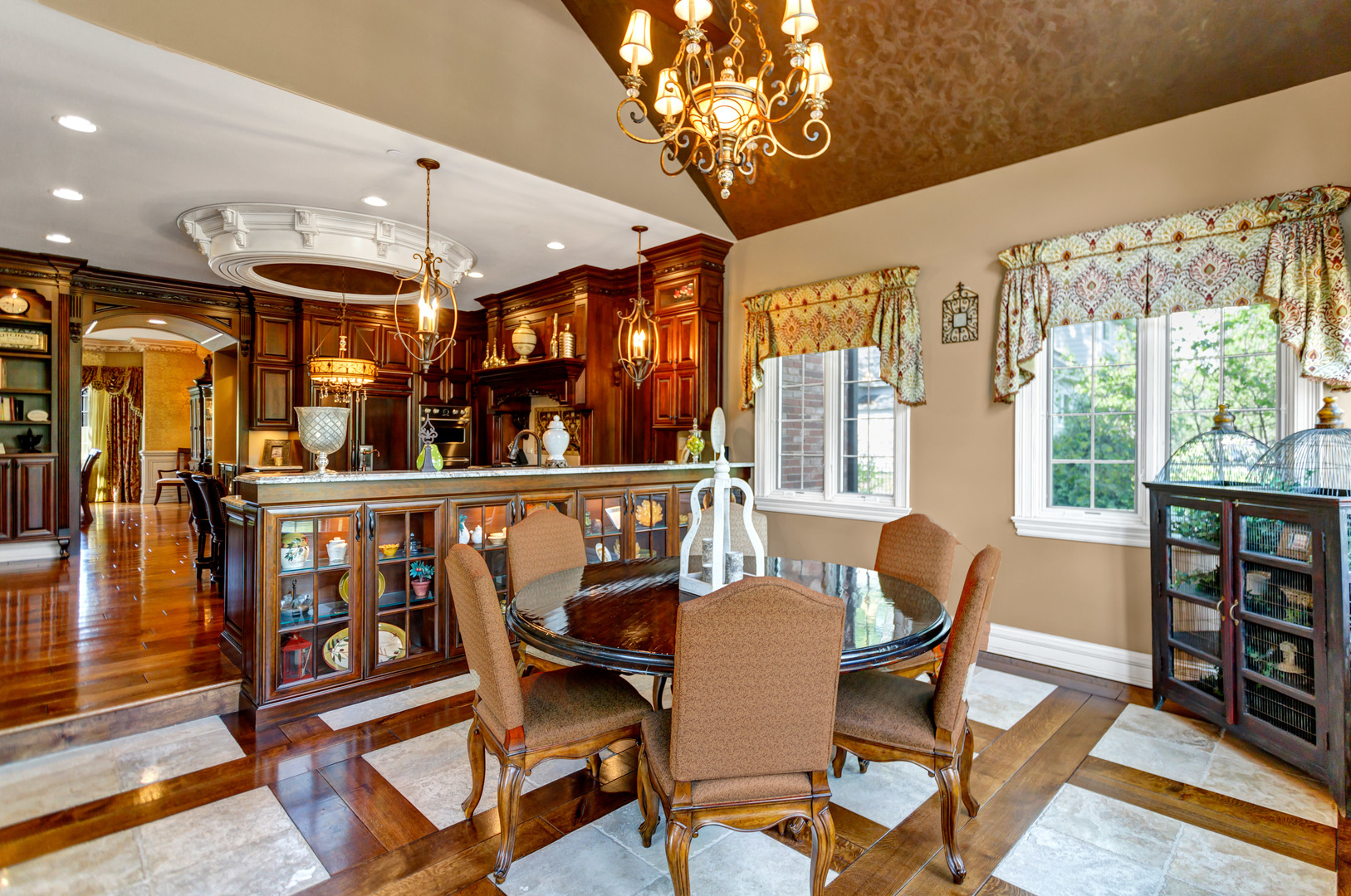 400 West Maple Avenue Roselle, IL 60172 - Photo 24 of 91 a view of a dining room with furniture window and wooden floor