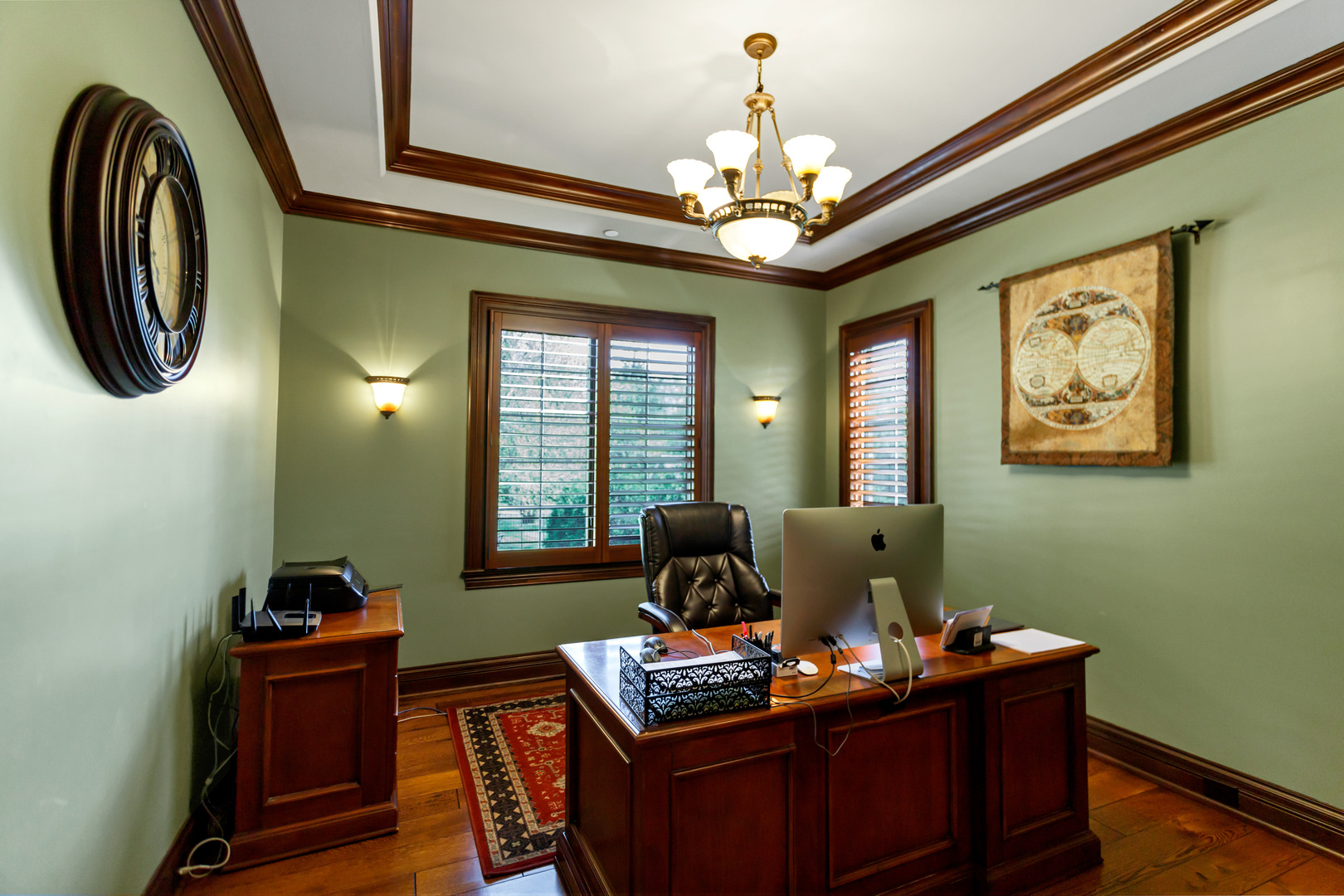 400 West Maple Avenue Roselle, IL 60172 - Photo 30 of 91 a view of a workspace with furniture and a window