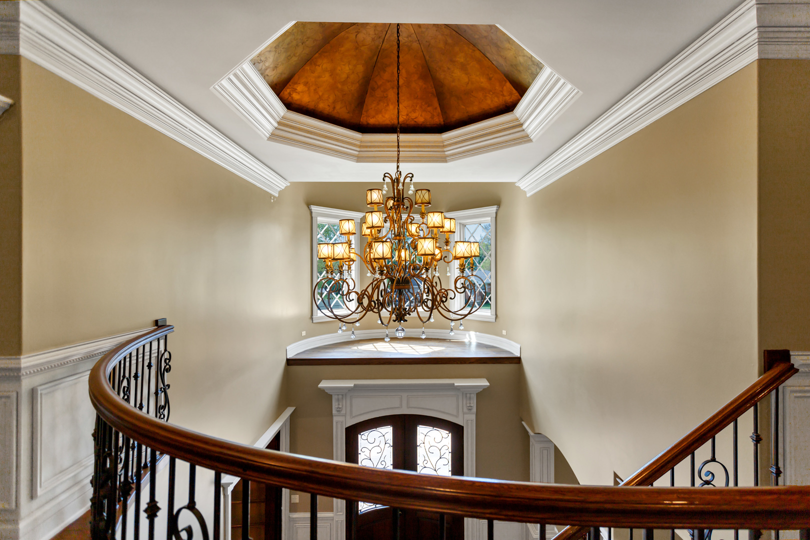 400 West Maple Avenue Roselle, IL 60172 - Photo 32 of 91 a view of a hallway with a chandelier