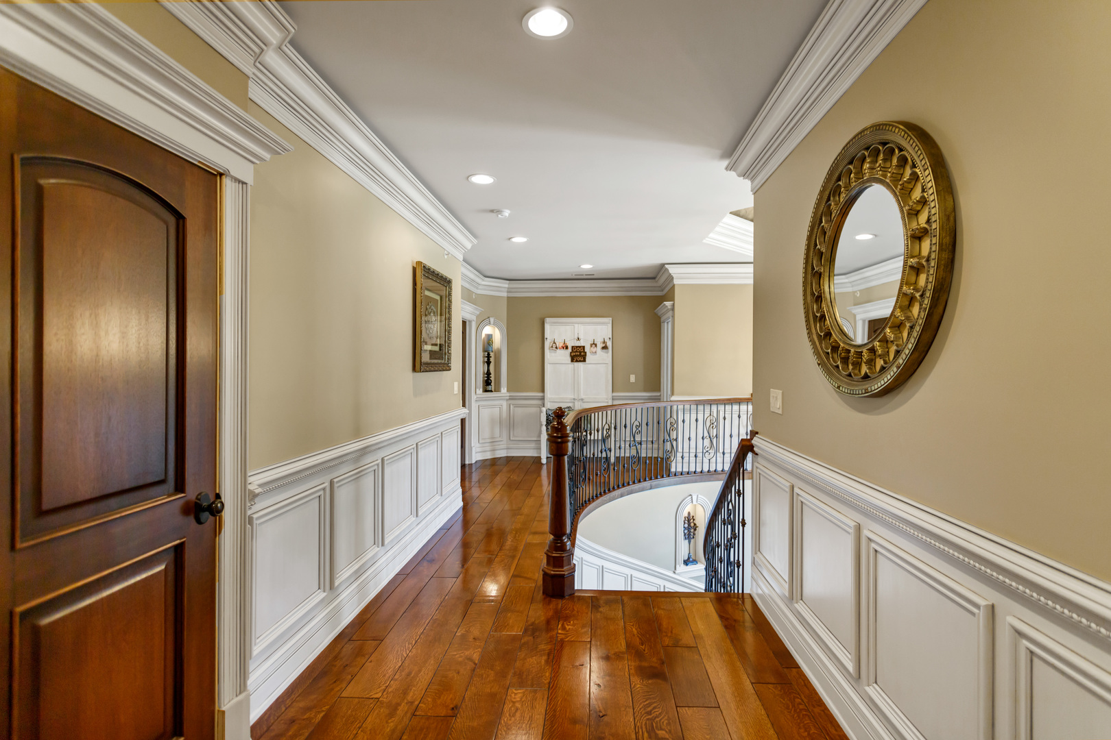 400 West Maple Avenue Roselle, IL 60172 - Photo 33 of 91 a view of a hallway with wooden floor and staircase