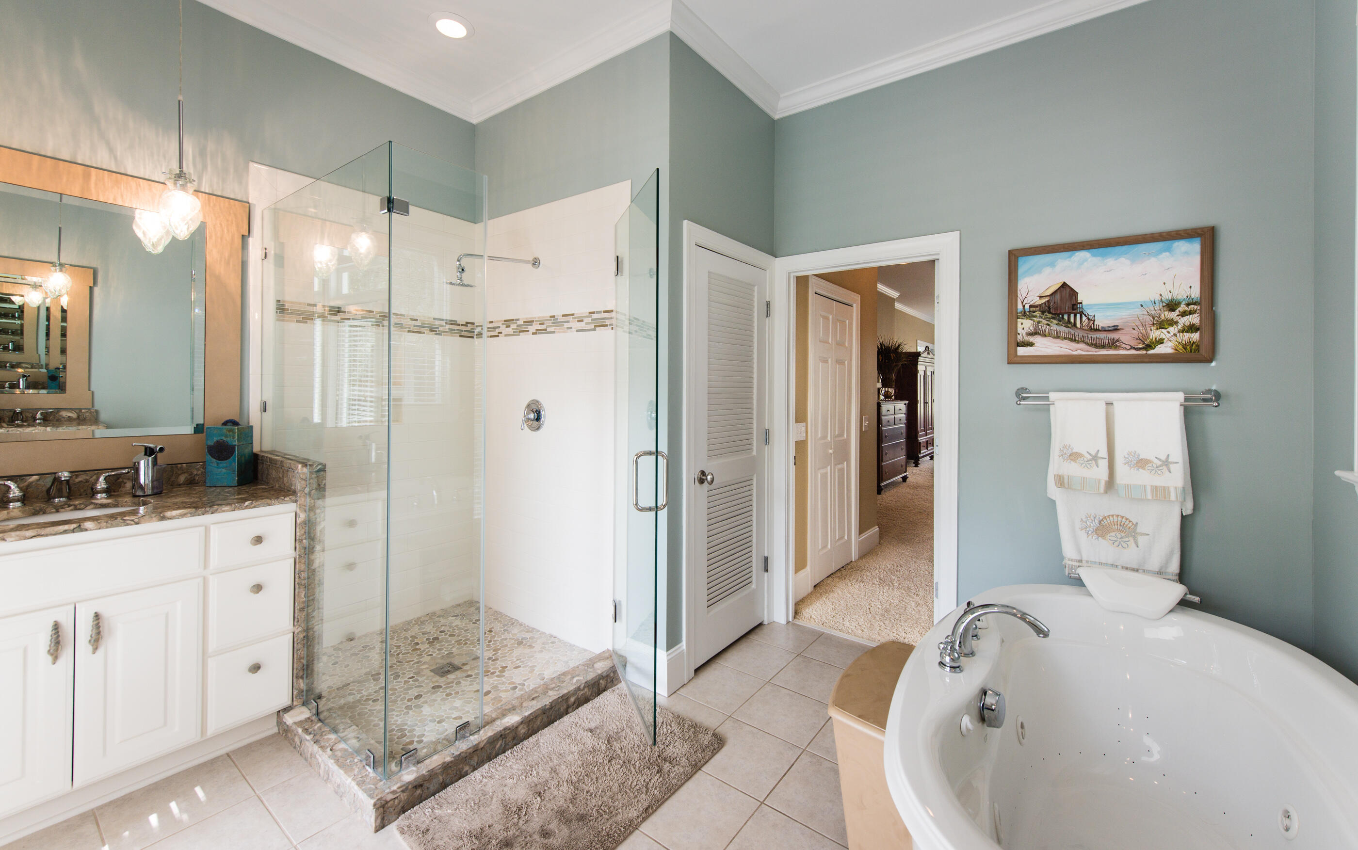 3540 Henrietta Hartford Road Mount Pleasant, SC 29466 - Photo 38 of 77 Walk-in Shower, Tub, Two Vanities