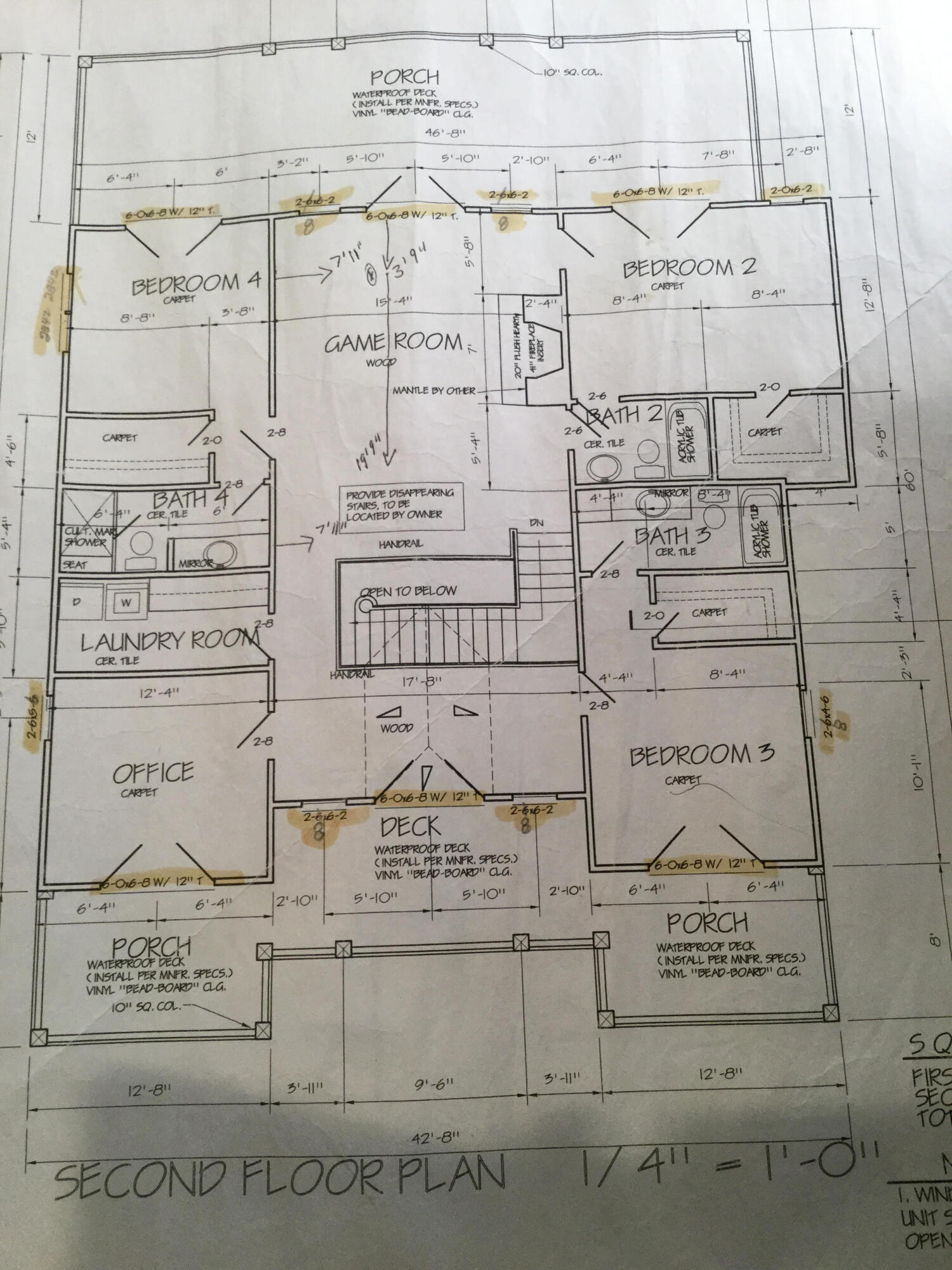 3540 Henrietta Hartford Road Mount Pleasant, SC 29466 - Photo 77 of 77 3540 HHR 2nd Floor Plans