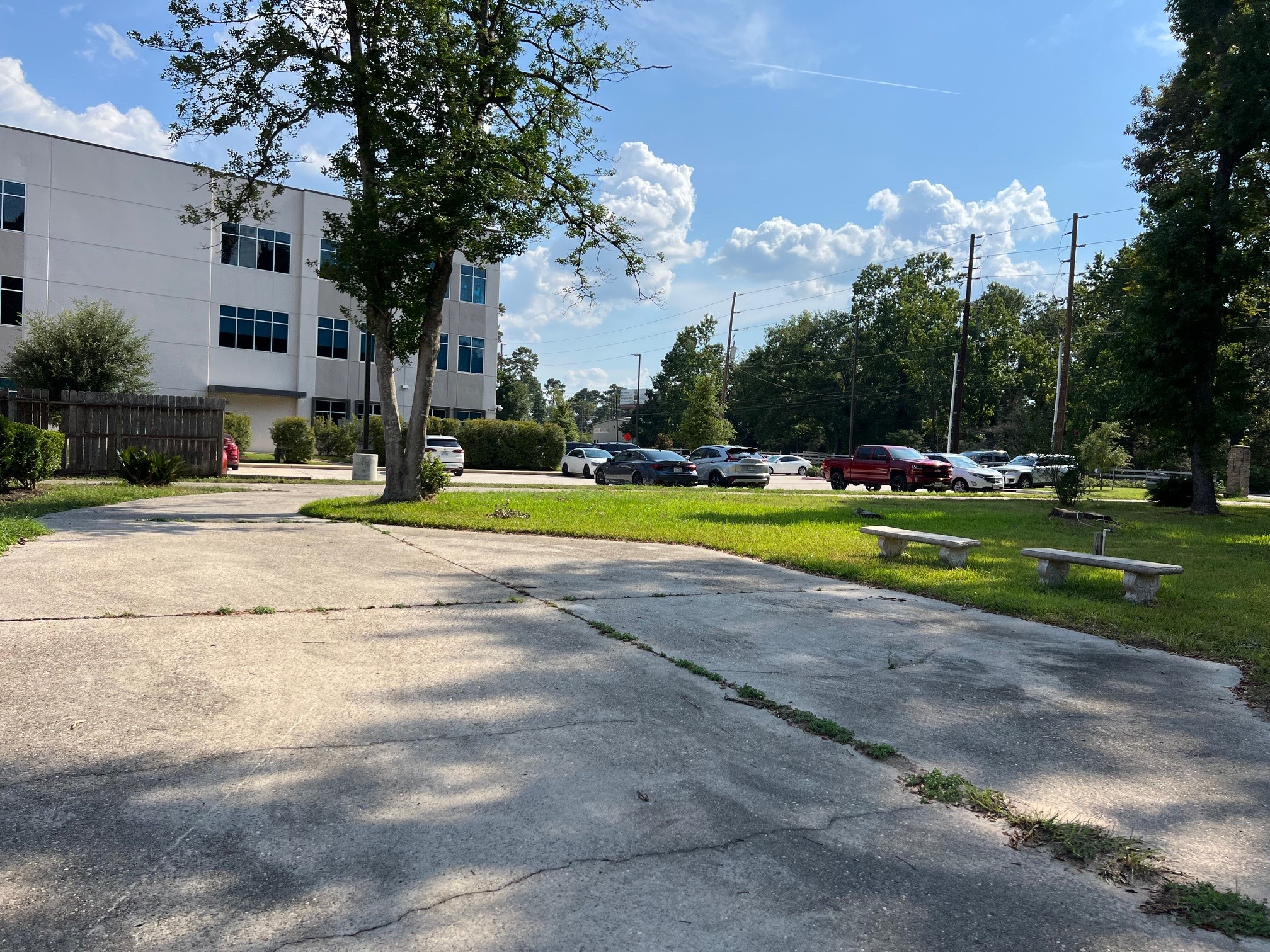 14221 Horseshoe Bend Conroe, TX 77384 - Photo 21 of 21 a view of a house with garden and trees