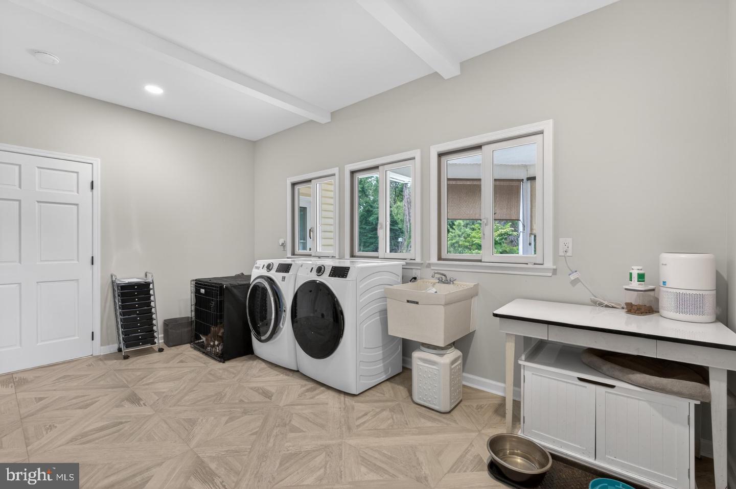 836 Hardingville Road Monroeville, NJ 08343 - Photo 16 of 57 Bright and functional laundry space.