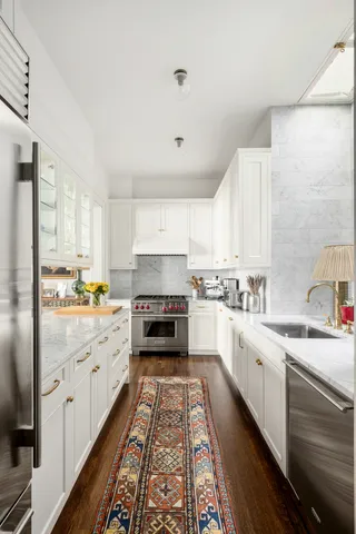 a view of a city with tall buildings in the background