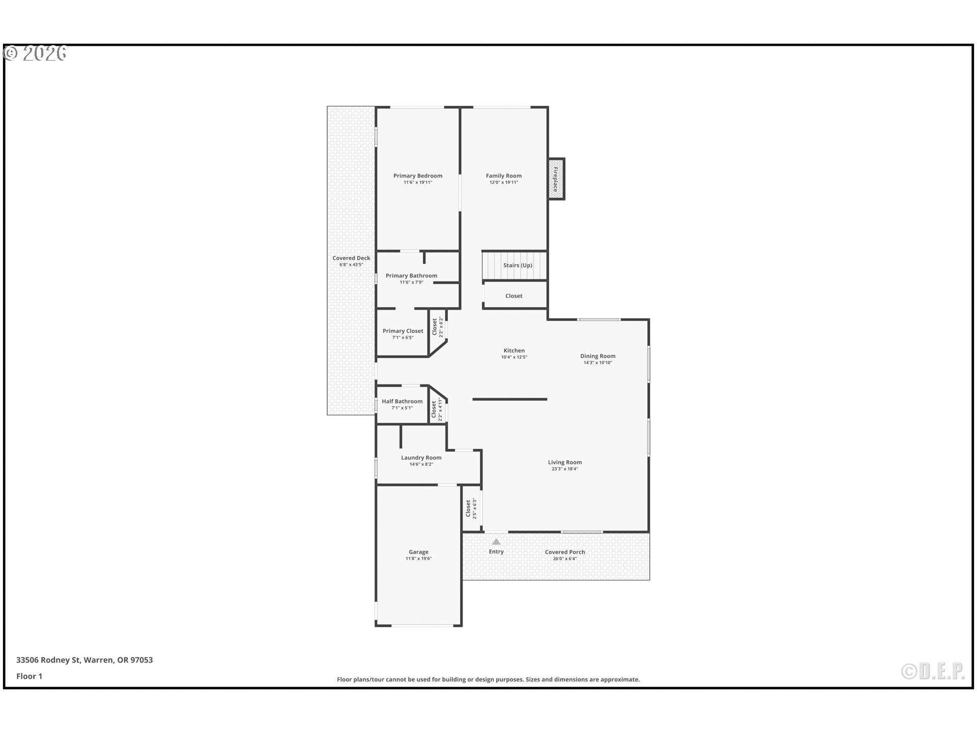 33506 Rodney Street Warren, OR 97053 - Photo 36 of 38 Floor Plan
