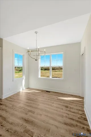 a view of an empty room