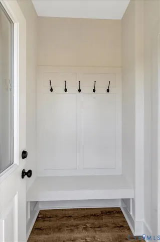 a view of an ocean and a mountain