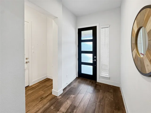 wooden floor in an empty room