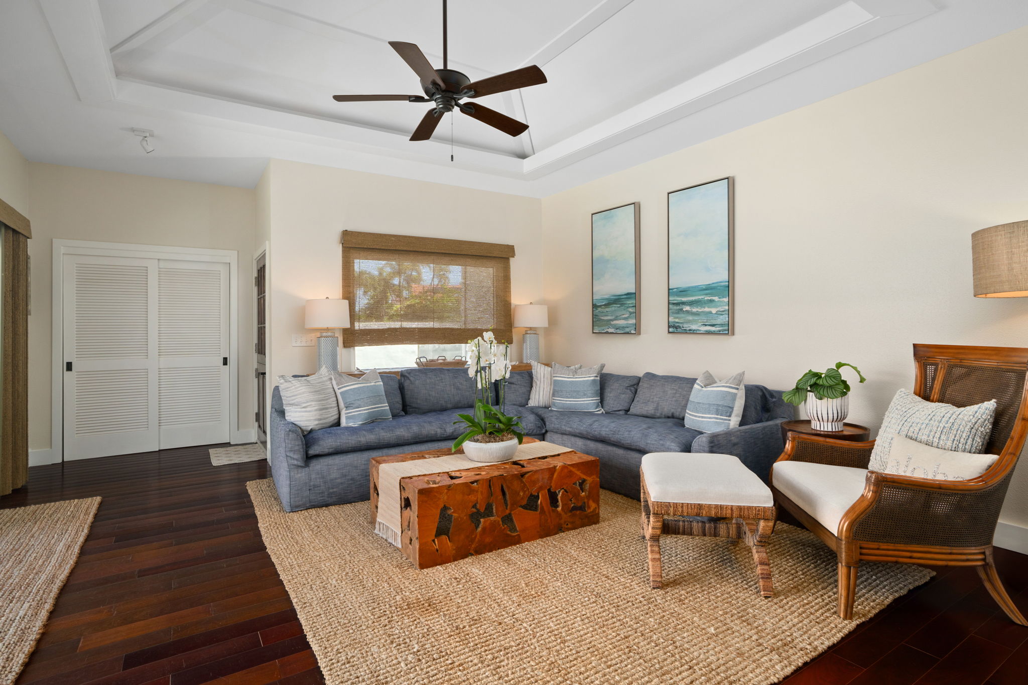 1753 Kelaukia Street Koloa, HI 96756 - Photo 6 of 27 a living room with furniture and a rug