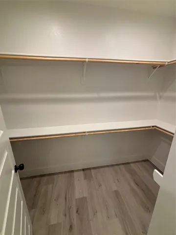 a close view of closet