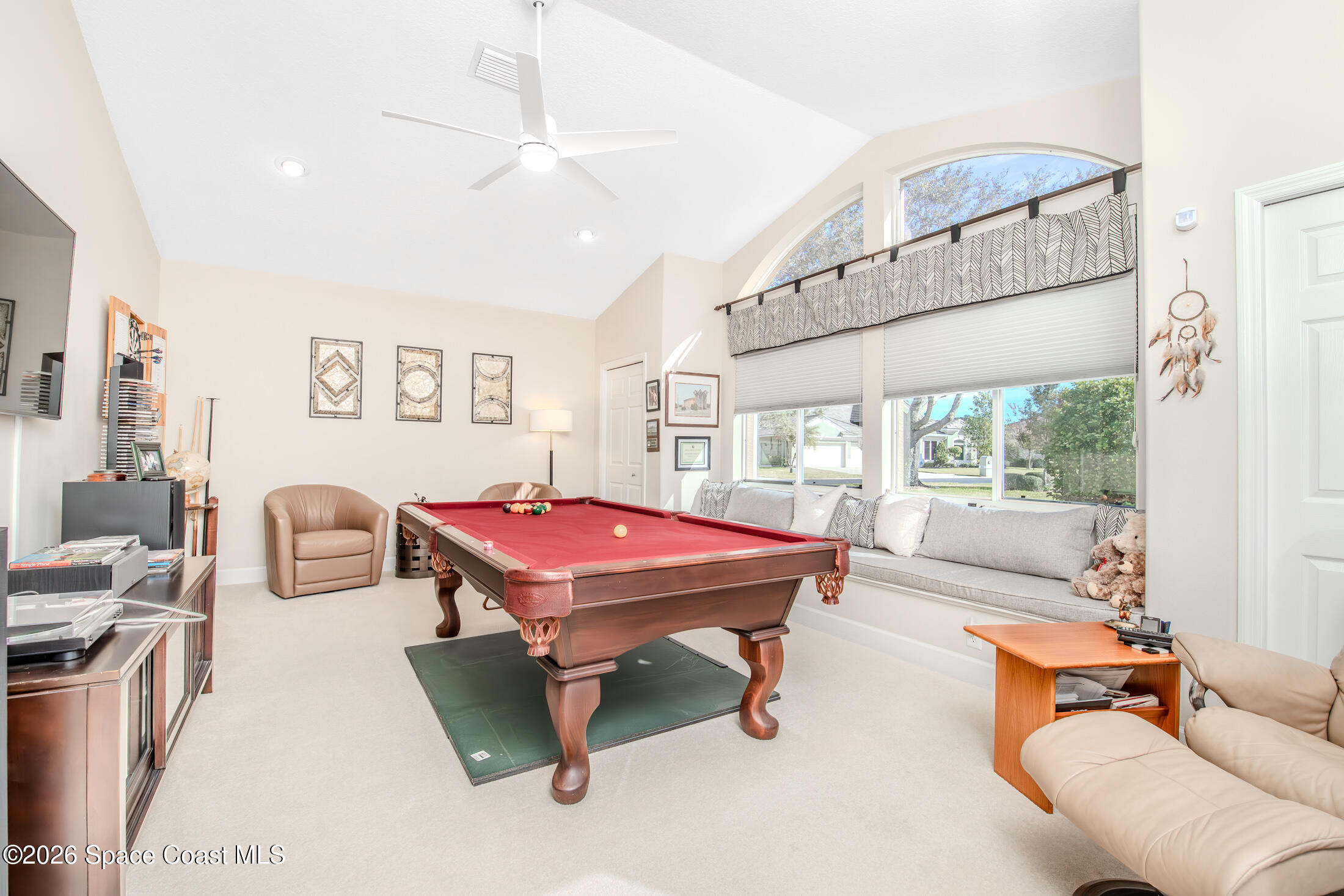 8201 Compton Way Melbourne, FL 32940 - Photo 23 of 52 a room with furniture pool table and windows