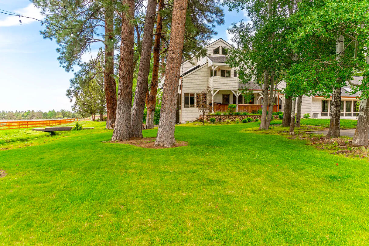 60359 Arnold Market Road Bend, OR 97702 - Photo 58 of 64 manicured lawn creekside