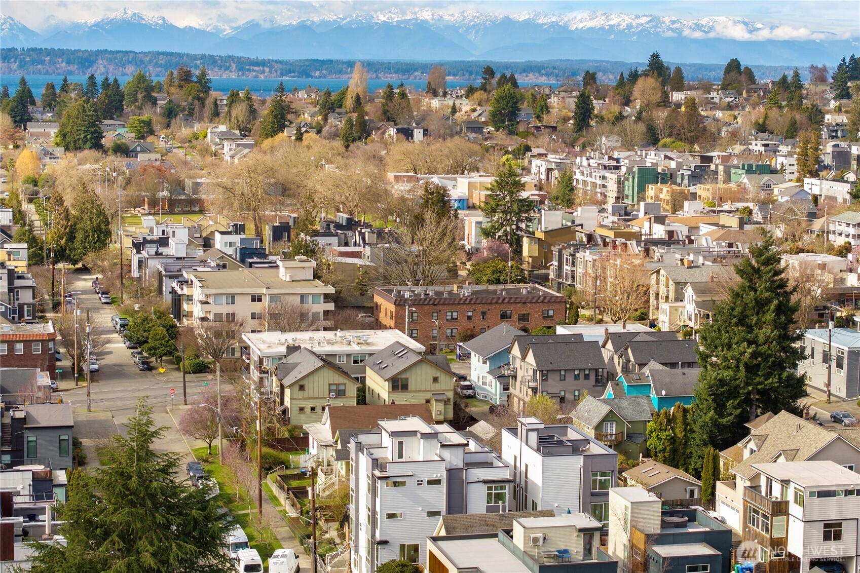 2230 Northwest 60th Street Seattle, WA 98107 - Photo 12 of 14 an aerial view of multiple house