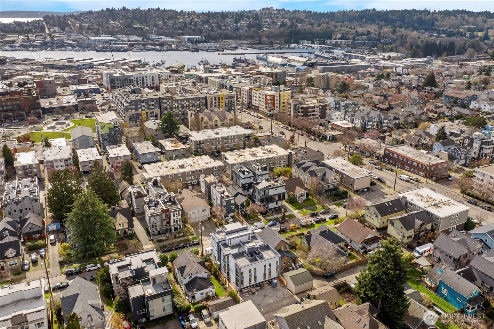 2230 Northwest 60th Street Seattle, WA 98107 - Photo 13 of 14 an aerial view of residential houses with outdoor space
