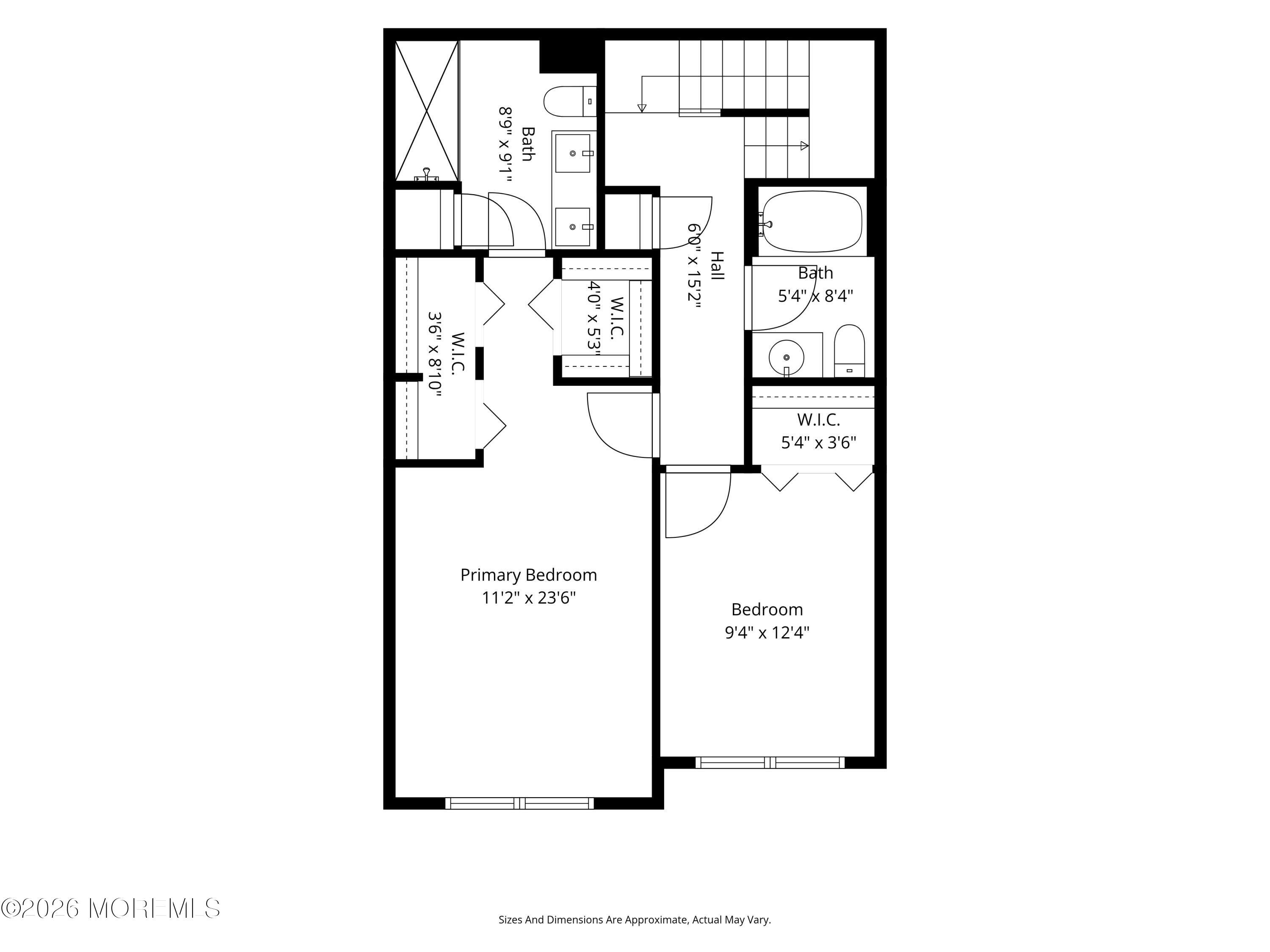 63 Winged Foot Court Howell, NJ 07731 - Photo 28 of 34 Second floor Dimensions