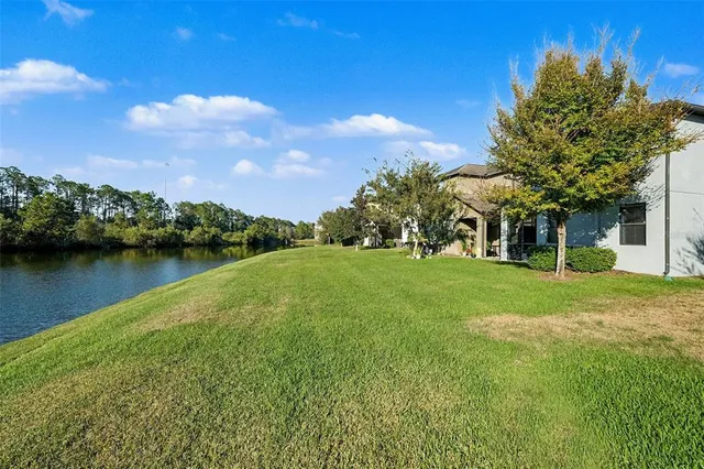 a view of a house with a garden