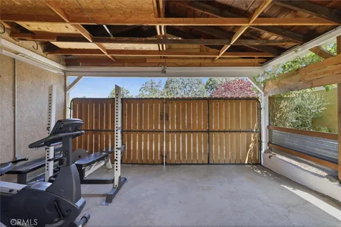 a view of a porch