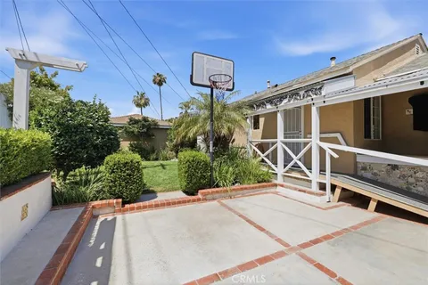 a house with trees in front of it