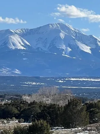 a view of city and mountain