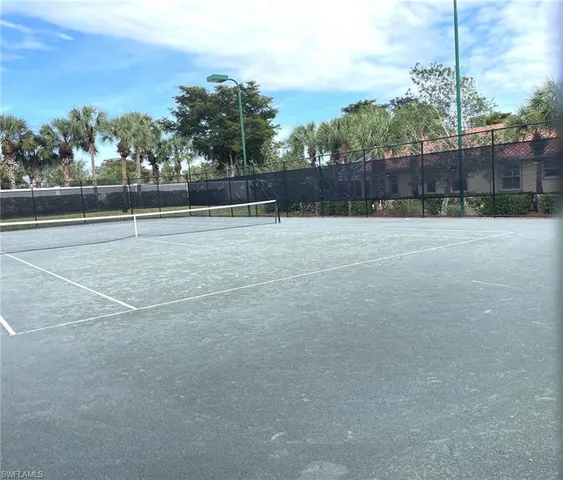 a view of a tennis court